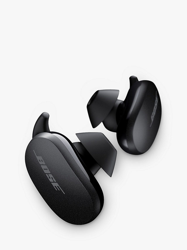Bose QuietComfort Earbuds Noise Cancelling True Wireless Sweat & Weather-Resistant Bluetooth In-Ear Headphones with Mic/Remote, Triple Black