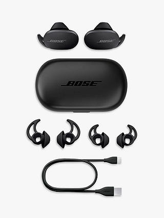 johnlewis.com | Bose QuietComfort Earbuds Noise Cancelling True Wireless Sweat & Weather-Resistant Bluetooth In-Ear Headphones with Mic/Remote, Triple Black
