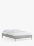 John Lewis ANYDAY Bonn Platform Bed Frame, Double, Saga Grey