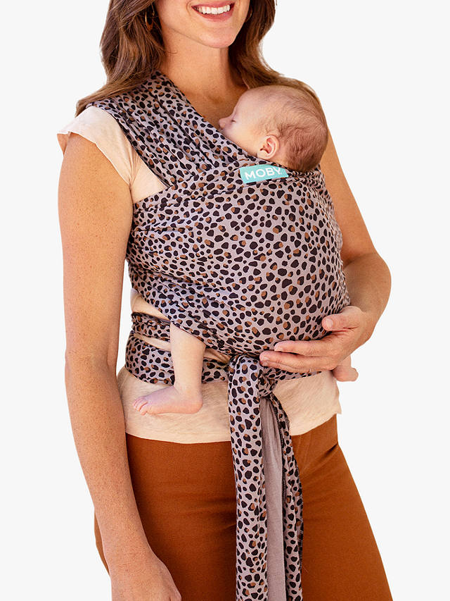 johnlewis.com | MOBY Classic Cotton Wrap Baby Carrier, Leopard