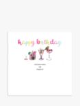 Laura Sherratt Designs Cocktails Birthday Card