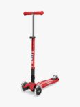 Micro Scooters Maxi Deluxe Foldable LED Scooter, Red