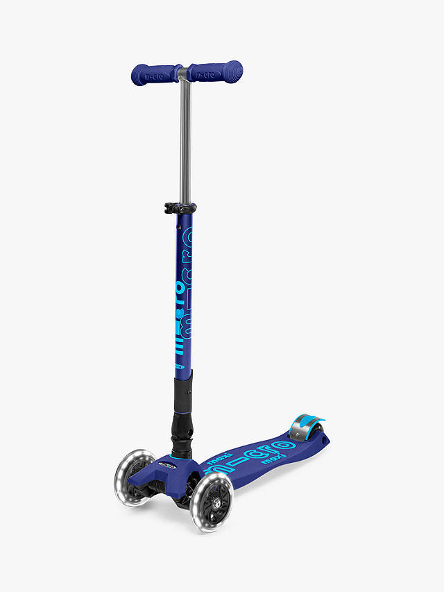 Micro Scooters Maxi Deluxe Foldable LED Scooter, Navy
