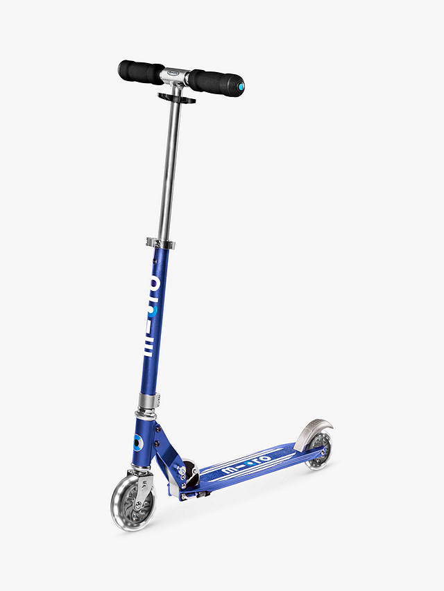 Micro Scooters Sprite Foldable LED Scooter, Blue Stripe