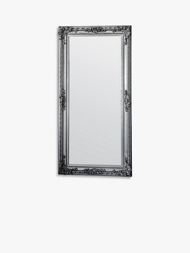 Gallery Direct Altori Rectangular Decorative Frame Leaner / Wall Mirror, 170 x 83cm, Silver