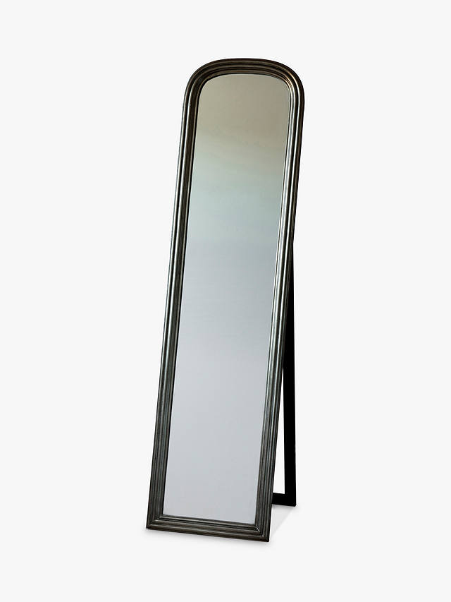 Beck Cheval Mirror, 160 x 42cm, Brushed Brass
