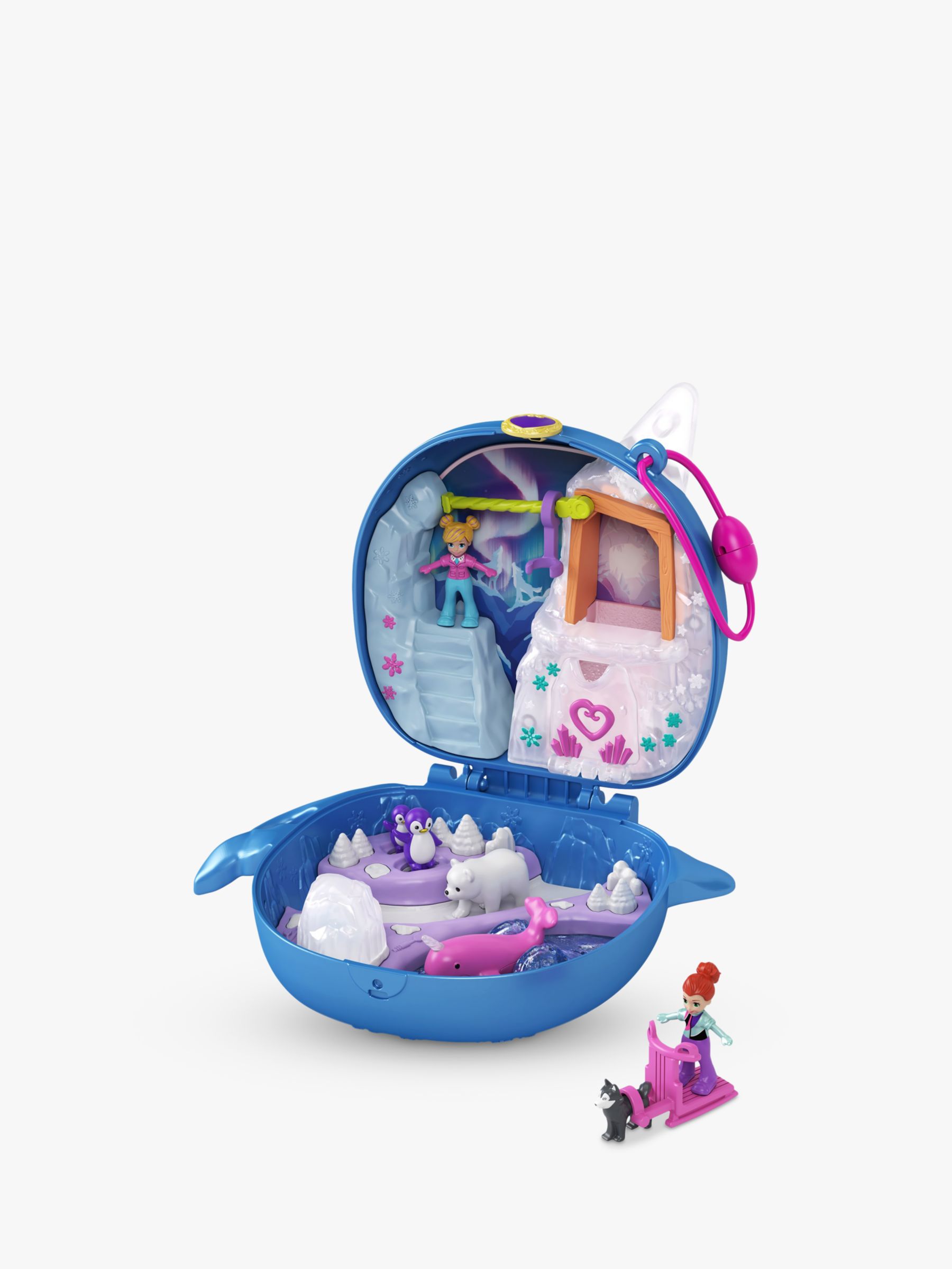 polly pocket rainbow dream wearable purse compact