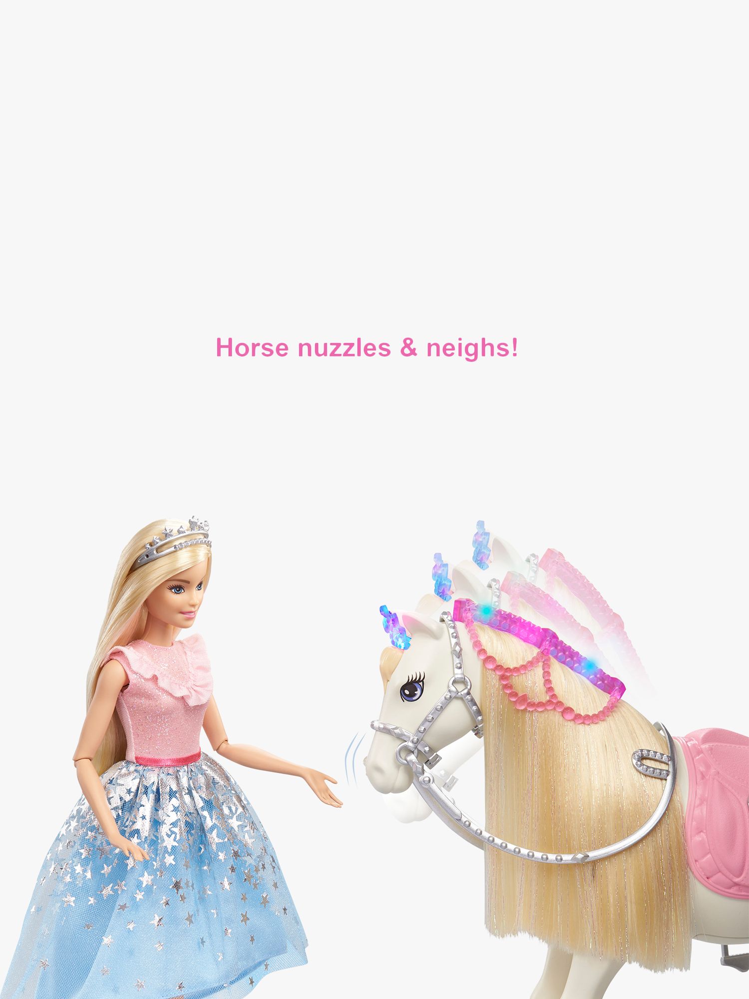 barbie princess adventure doll and prance & shimmer horse