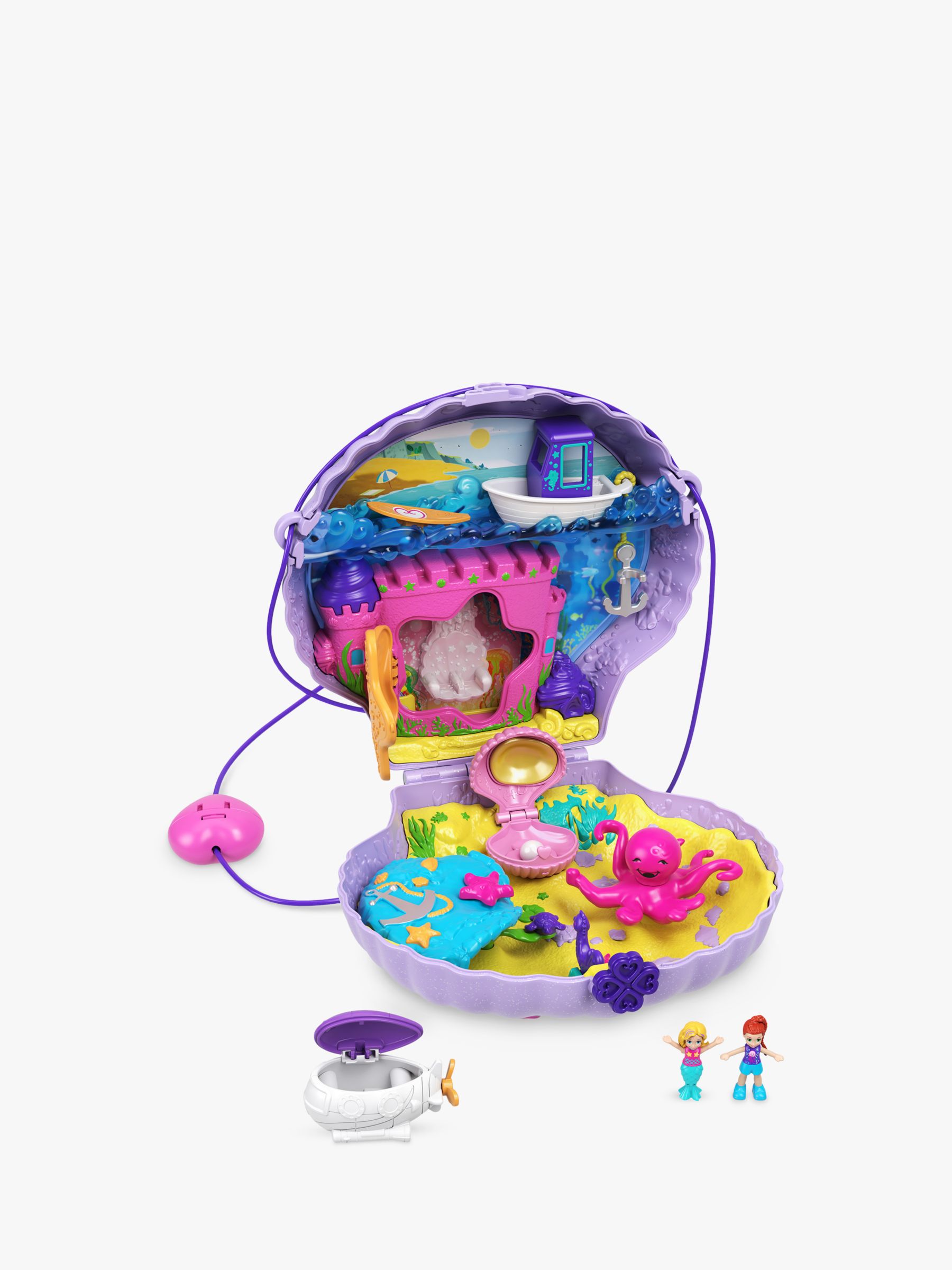 polly pocket rainbow dream wearable purse compact