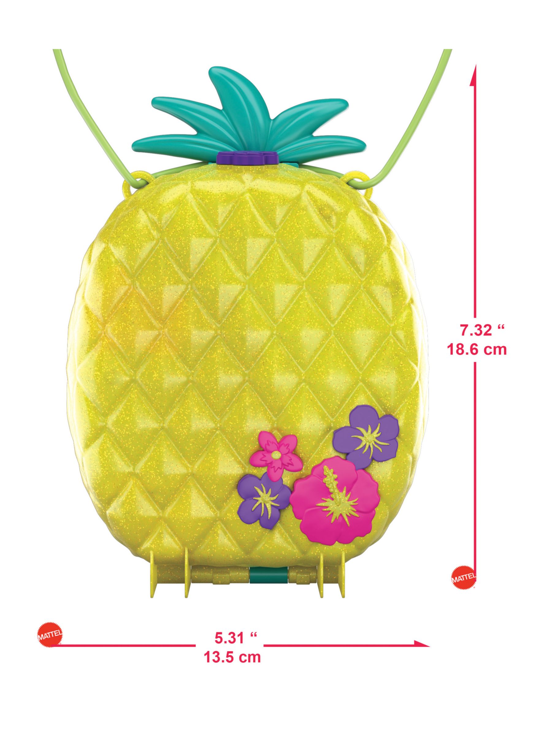 polly pocket purse pineapple