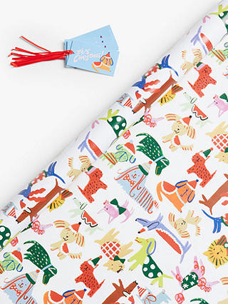 Eleanor Bowmer Christmas Dogs Gift Wrap Set