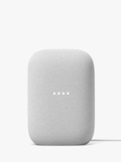 Google Nest Audio Hands-Free Smart Speaker, Chalk
