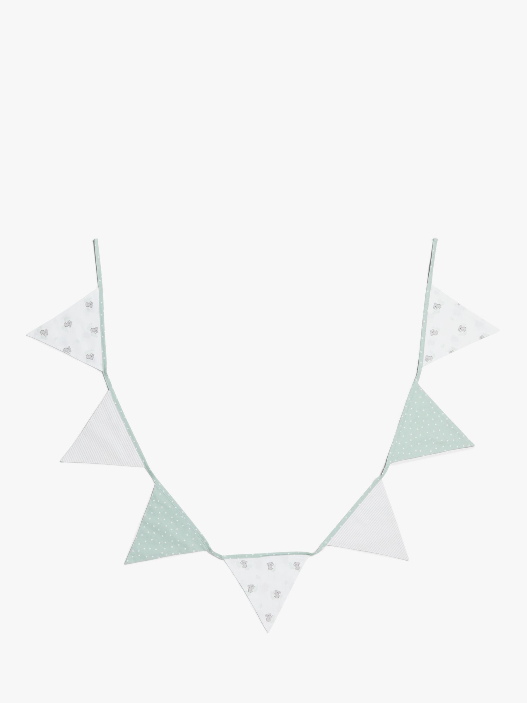 John Lewis Outback Baby Bunting, White/Green