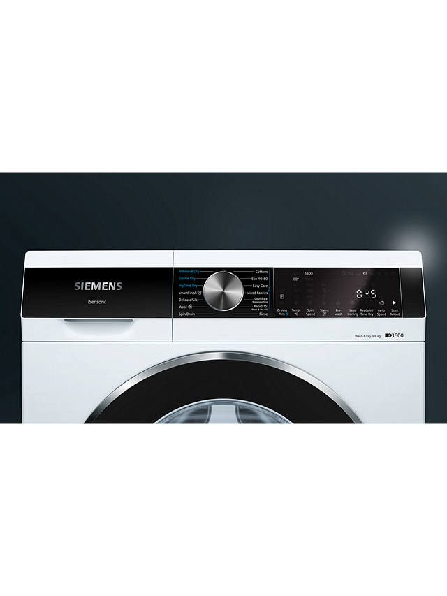Buy Siemens iQ500 WN44G290GB Freestanding Washer Dryer, 9kg/6kg Load, 1400rpm Spin, White Online at johnlewis.com
