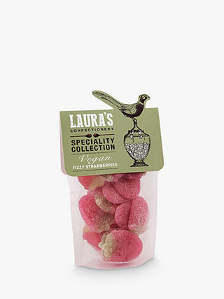 Laura's Confectionery Fizzy Dummies Pouch, 100g & Fizzy Strawberries Pouch, 127g