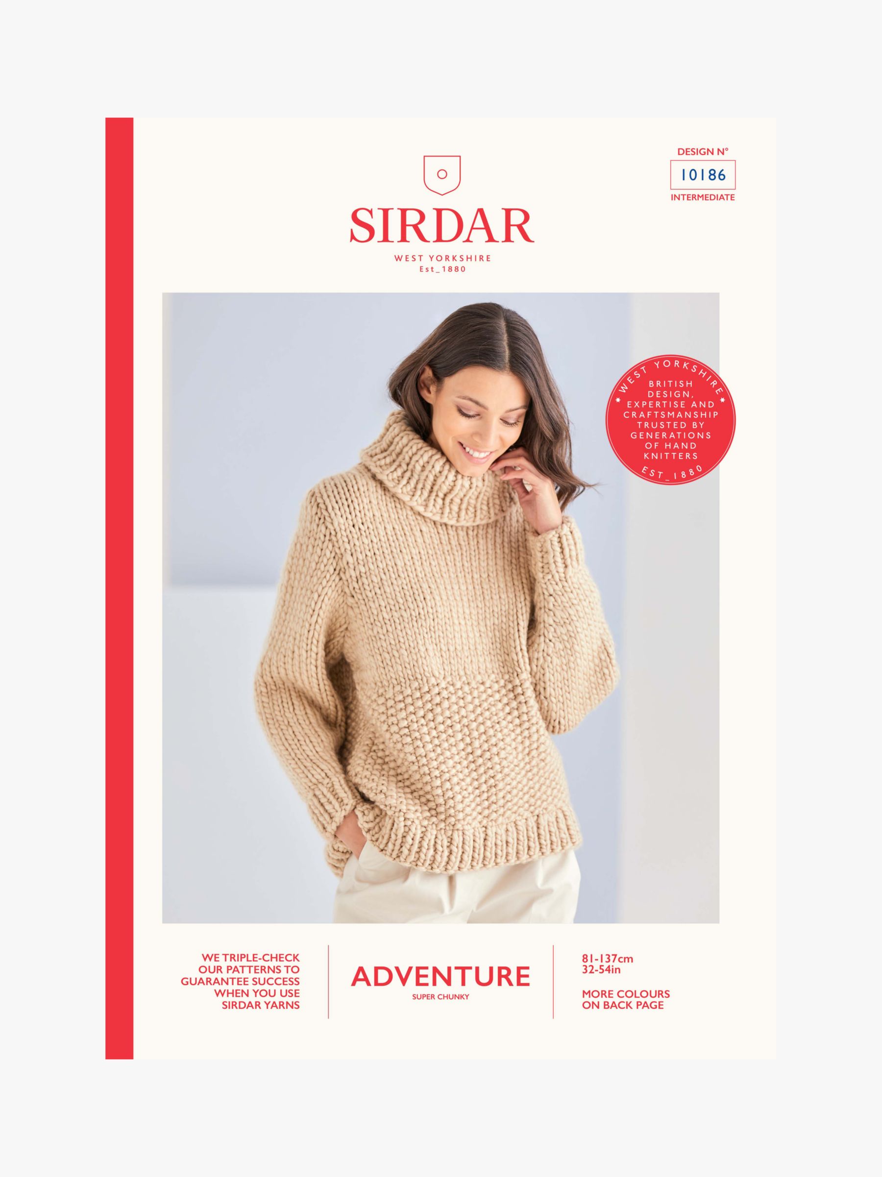 Sirdar Adventure Jumper Knitting Pattern