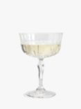 John Lewis ANYDAY Paloma Opera Crystal Glass Champagne Saucers, Set of 2, 245ml, Clear