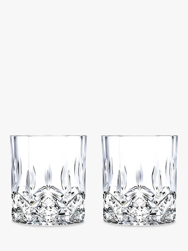 John Lewis ANYDAY Paloma Opera Crystal Glass Tumblers, Set of 2, 300ml, Clear