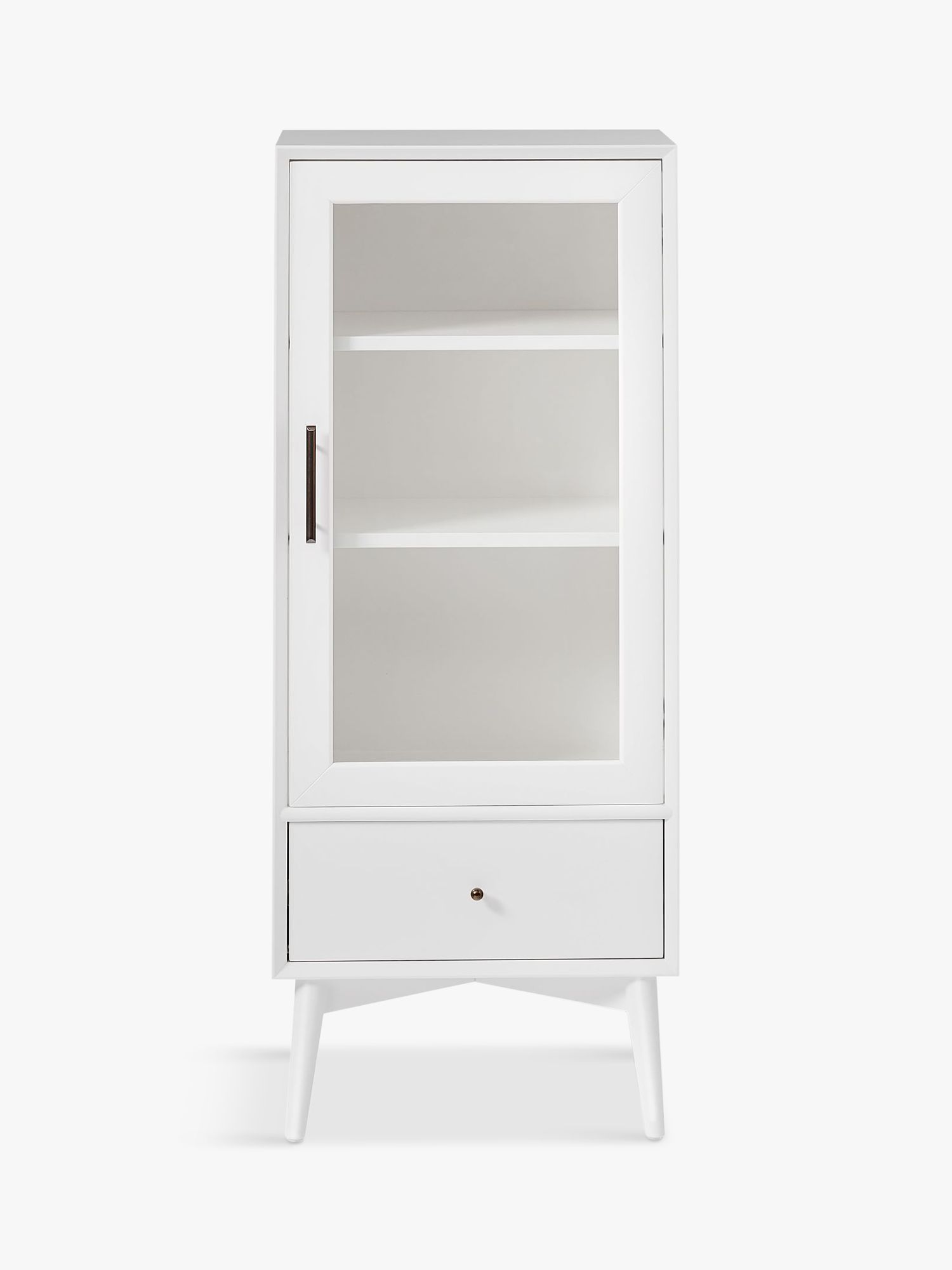 west elm Mid-Century Bathroom Storage Cabinet, White at ...