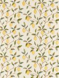 Morris & Co. Lemon Tree Furnishing Fabric, Bayleaf/Lemon