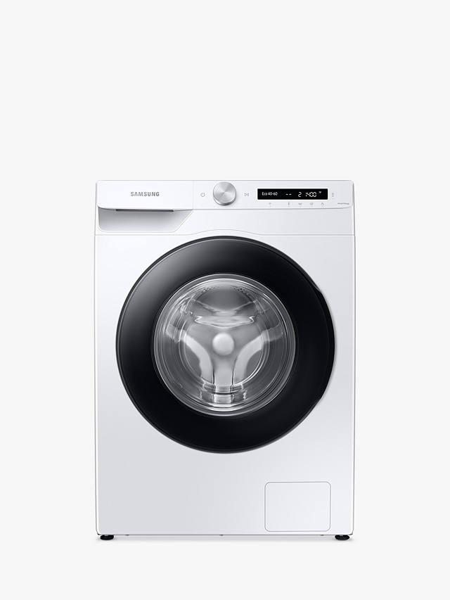 Buy Samsung Series 5+ WW90T534DAW Freestanding ecobubble™ Washing Machine, 9kg Load, 1400rpm Spin, White Online at johnlewis.com
