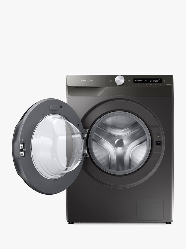 Buy Samsung Series 5+ WW90T534DAN Freestanding ecobubble™ Washing Machine, 9kg Load, 1400rpm Spin, Graphite Online at johnlewis.com