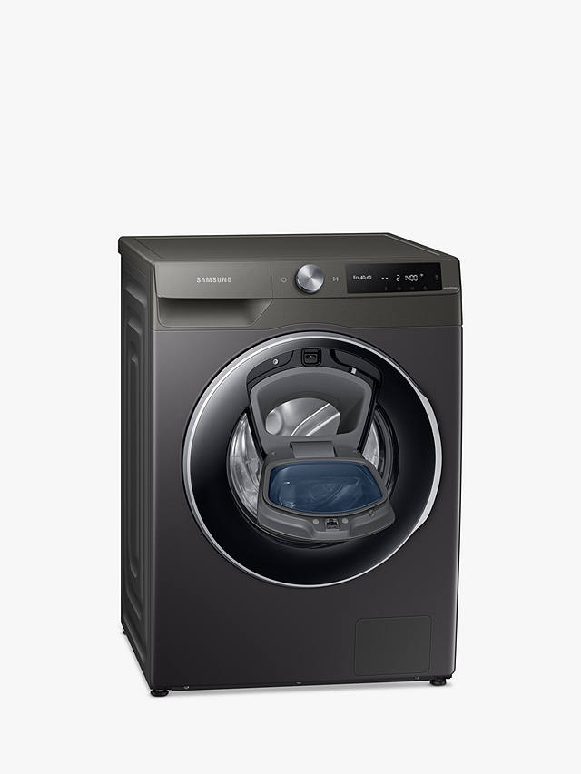 Buy Samsung Series 7 WW90T684DLN Freestanding ecobubble™ AddWash™ Washing Machine, 9kg Load, 1400rpm Spin, Graphite Online at johnlewis.com