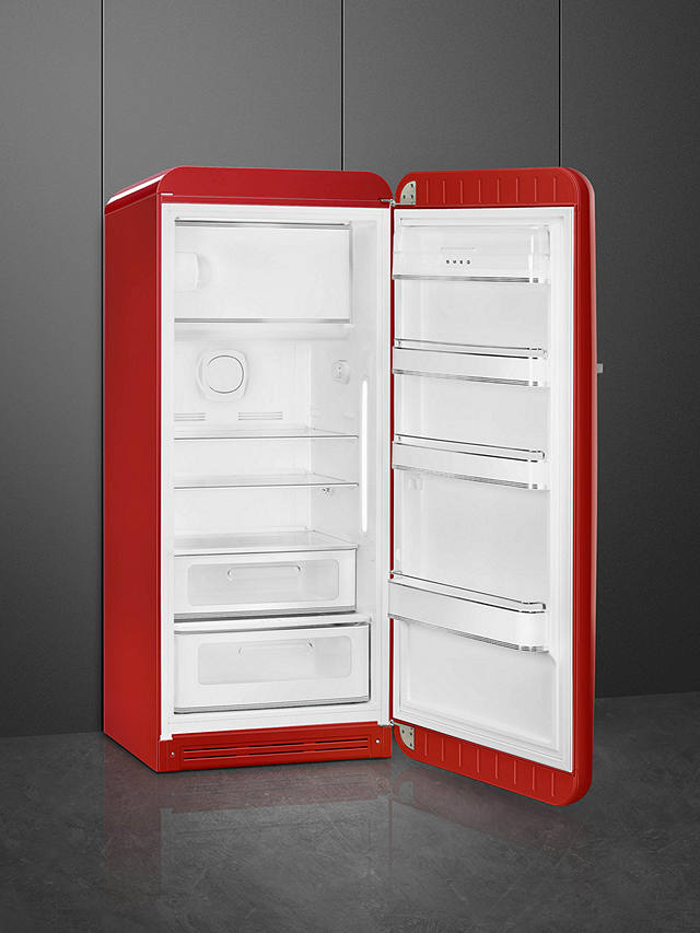 Buy Smeg 50's Style FAB28R Freestanding Fridge with Ice Box, Right-Hand Hinge Online at johnlewis.com