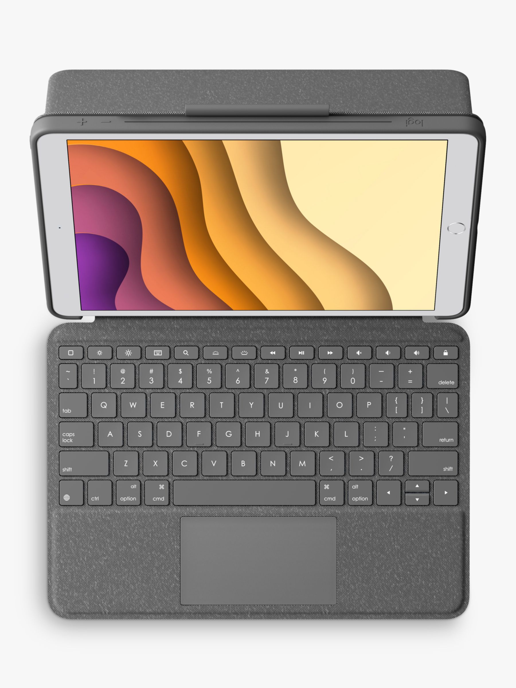 Logitech Combo Touch Full Size Backlit Keyboard Cover For Ipad Air 2019 At John Lewis Partners