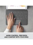 Logitech Combo Touch, Full-Size Backlit Keyboard Cover for iPad 10.2"