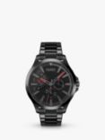 HUGO by Hugo Boss 1530175 LEAP Chronograph Bracelet Strap Watch, Black