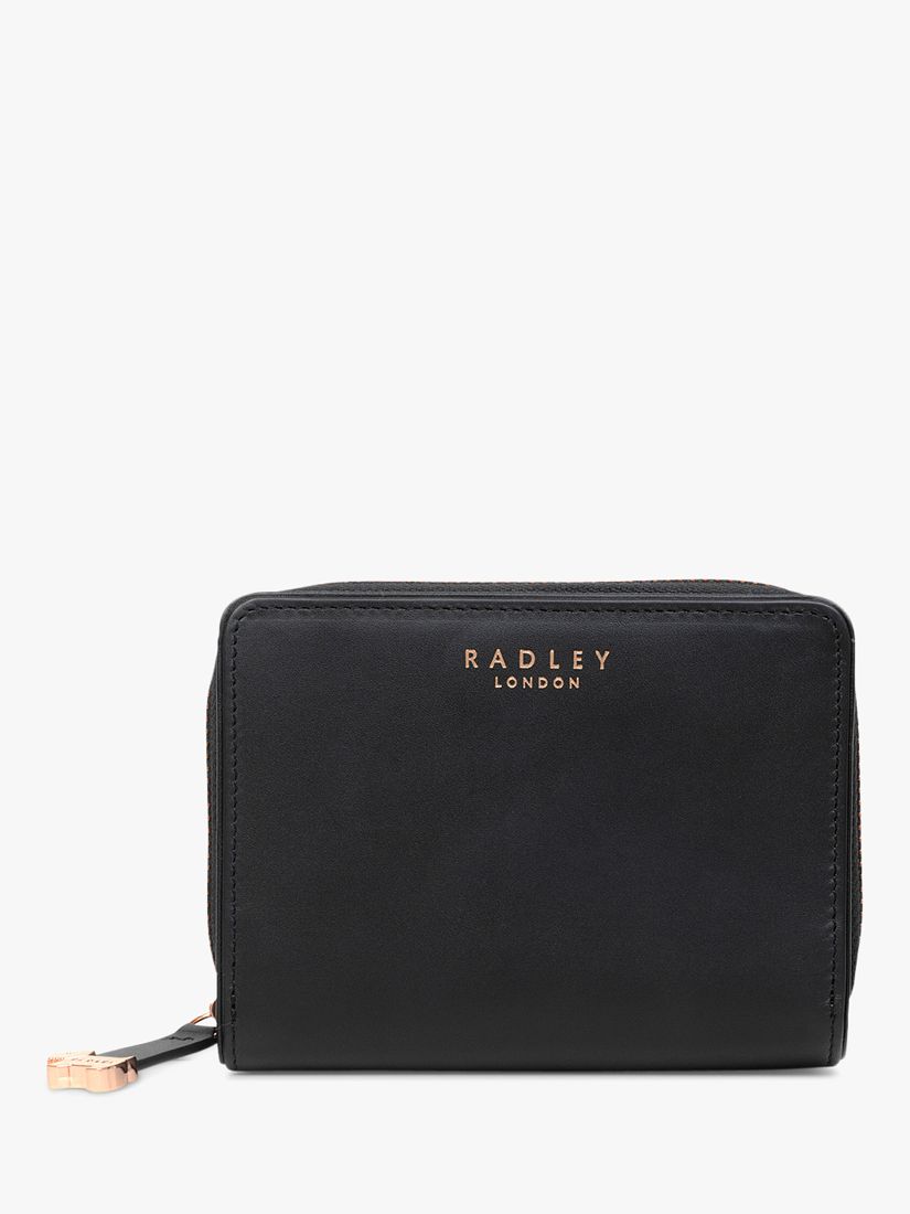 Radley Arlington Street Leather Small Zip Around Purse, Black