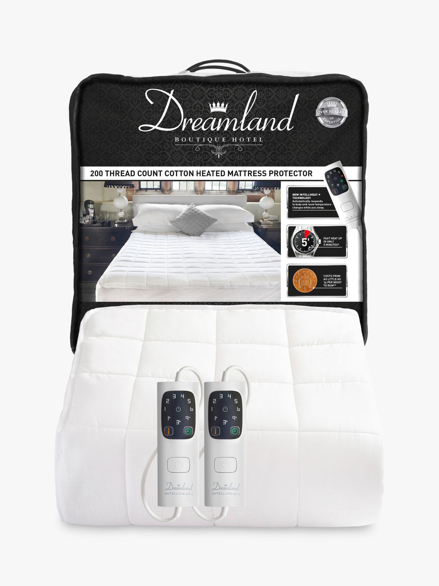 Dreamland Boutique Hotel Cotton, Single Electric Blanket For King Size Bed