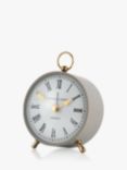 Thomas Kent Wren Silent Sweep Analogue Roman Numeral Alarm Clock, Dove