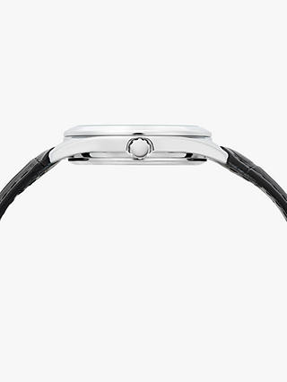 Lorus Women's Leather Strap Watch, Black/White Rg239tx9