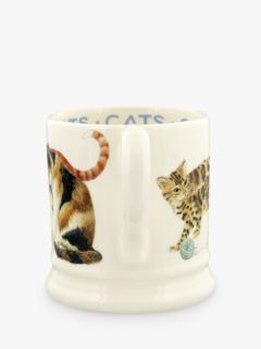 Emma Bridgewater Cats Half Pint Mug, 280ml, Multi