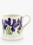Emma Bridgewater Blue Iris Half Pint Mug, 280ml, Multi