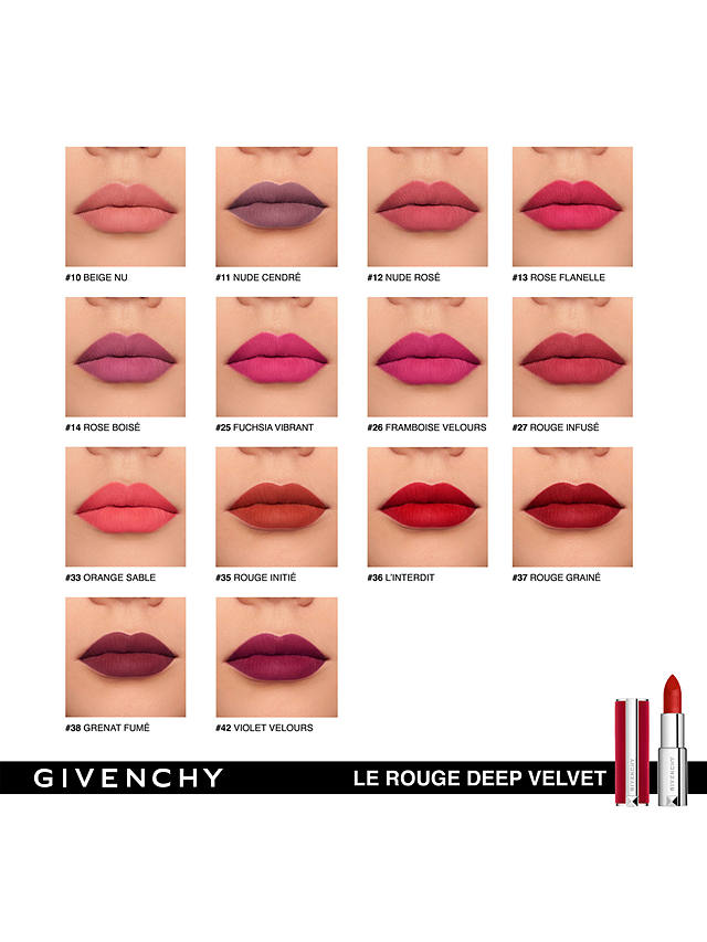 Givenchy Le Rouge Deep Velvet Lipstick, 12 Nude Rosé 4