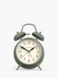 Newgate Clocks Covent Garden Twin Bell Silent Sweep Analogue Alarm Clock