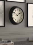 Jones Clocks Savoy Roman Numeral Analogue Wall Clock, 30cm