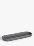 John Lewis Drift Bathroom Tray, Grey