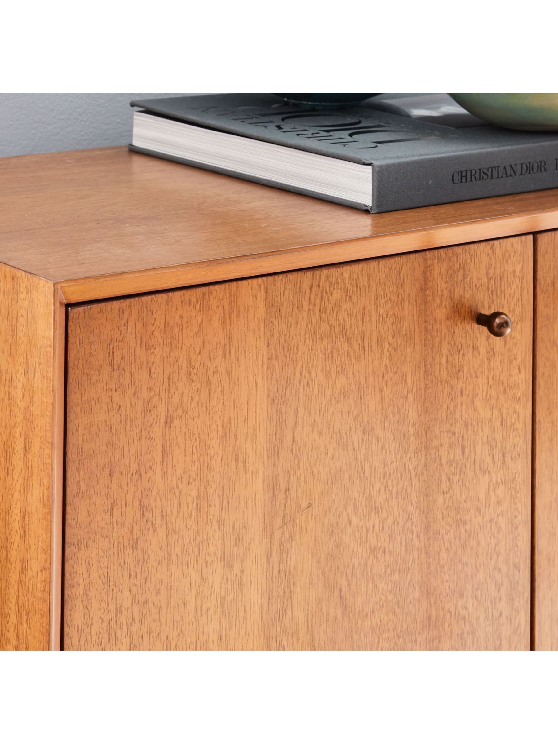 west elm Mid-Century Storage Cabinet, Acorn at John Lewis & Partners