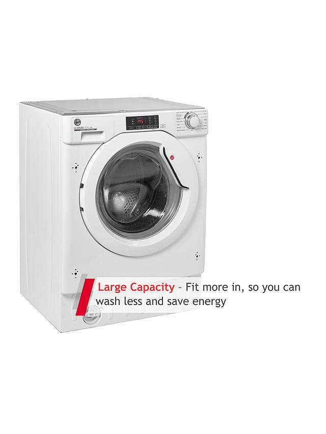 Buy Hoover H-Wash 300 HBWS 48D1E-80 Integrated Washing Machine, 8kg Load, 1400rpm Spin, White Online at johnlewis.com