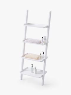John Lewis Portsman Bathroom Ladder Shelving Unit, White