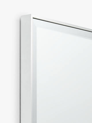 ANYDAY John Lewis & Partners Bevelled Glass Edge Rectangular Wall Mirror, 100 x 75cm, Silver