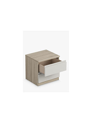 John Lewis ANYDAY Mix It Bedside Tables, Set of 2, Grey