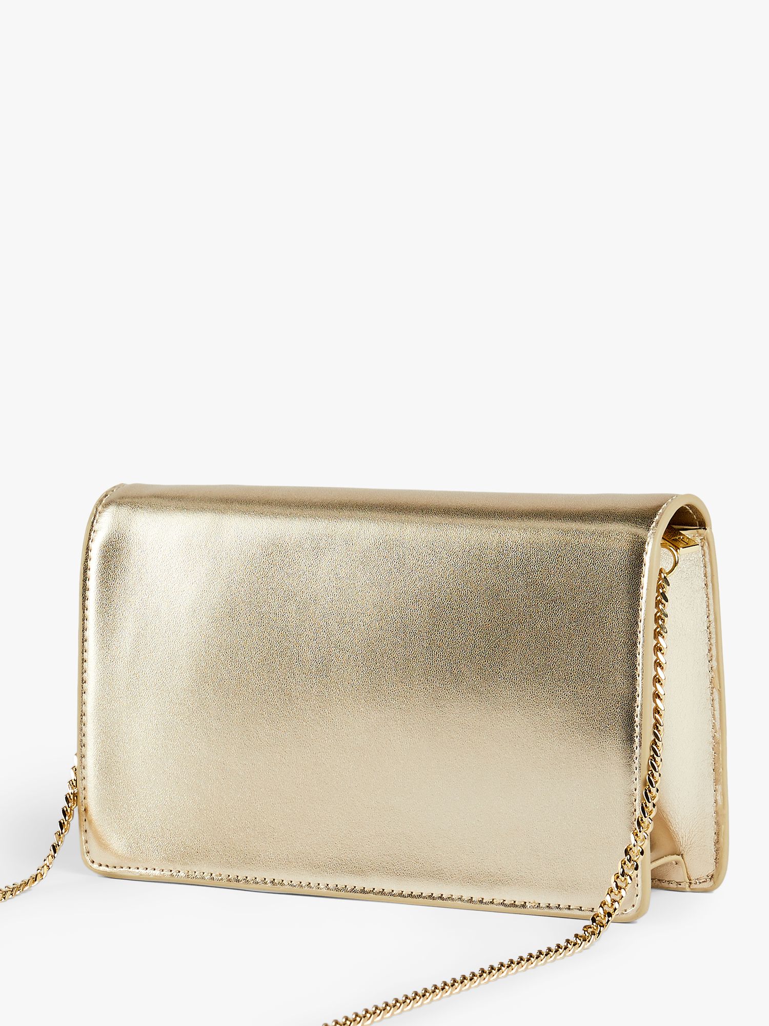 ted baker silver clutch