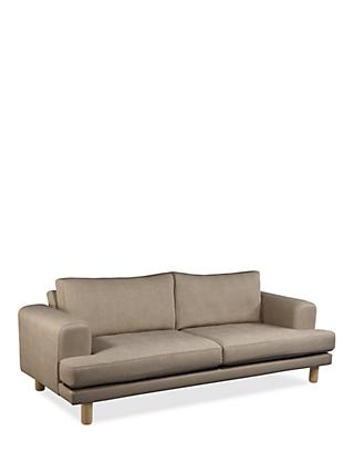 Broadview Range, John Lewis & Partners Broadview Large 3 Seater Sofa, Light Leg