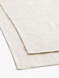 John Lewis GOTS Organic Linen Napkins, Set of 2, Natural