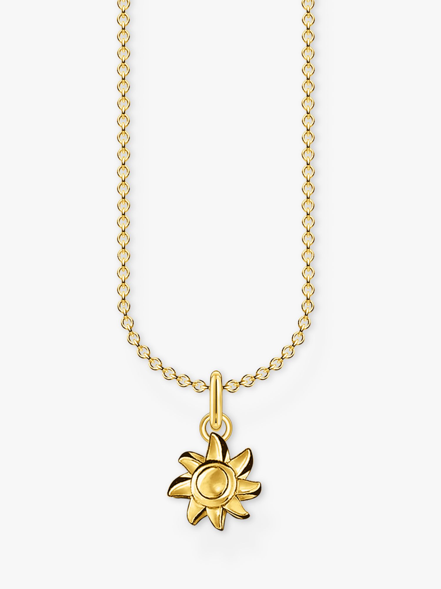 THOMAS SABO Sun Pendant Necklace, Gold